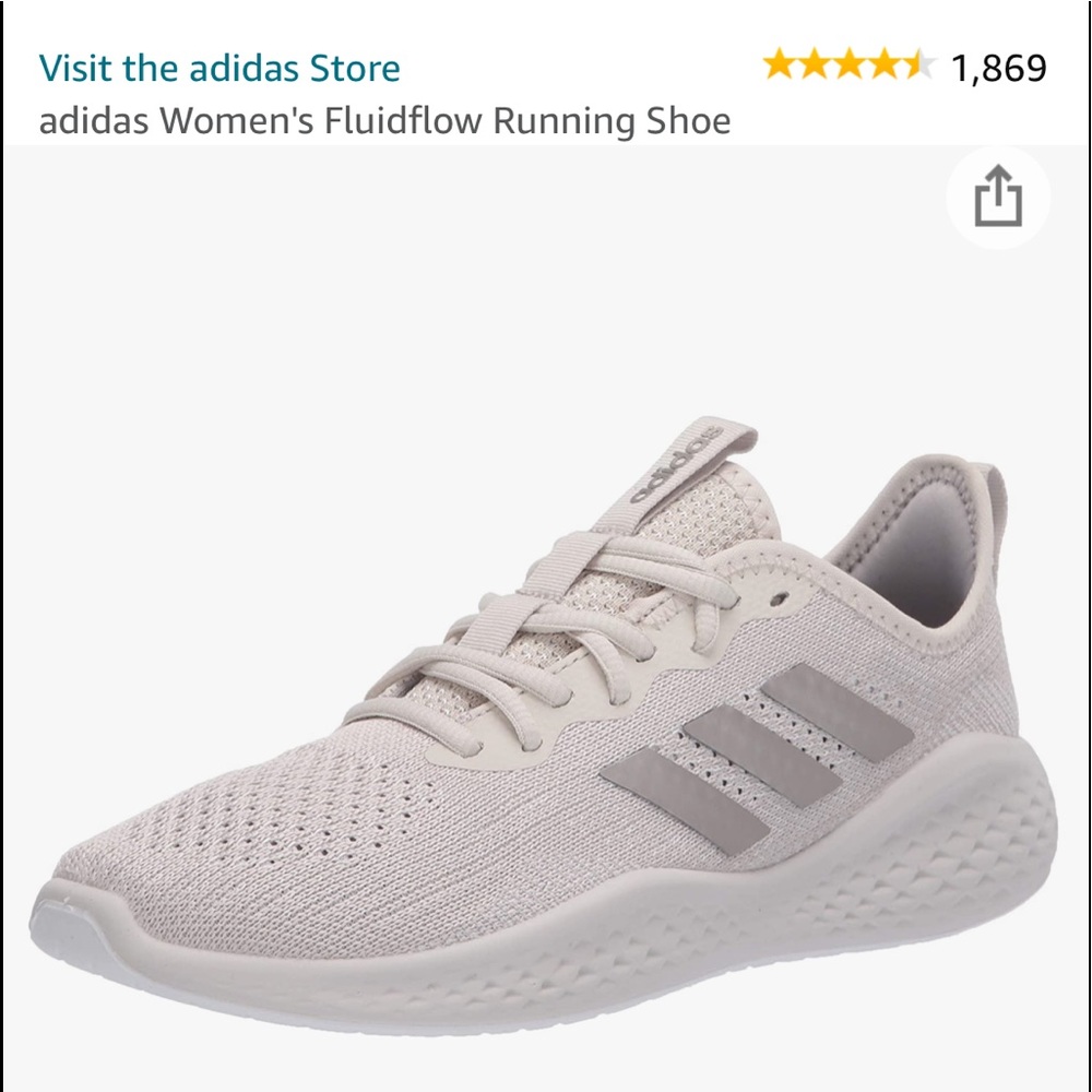 Adidas Fluid Flow - Alumina Chalk Pearl EUC